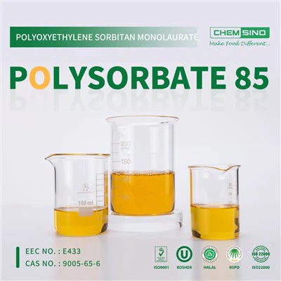 Verlängerung der Haltbarkeit flüssiger Nahrungsergänzungsmittel mit Polysorbat 85 CAS-NR.9005-70-3