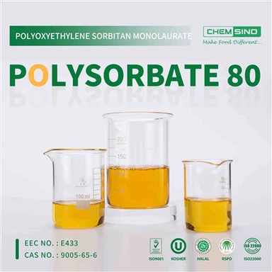 Verbesserung kosmetischer Formulierungen mit Polyoxyethylensorbitanmonooleat (Polysorbat 80) CAS-NR.9005-65-6