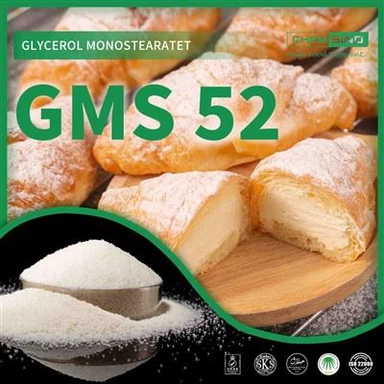 Süßigkeiten und Eiscreme verwendeten Glycerinmonostearat GMS 52 Pulver CAS-Nr. 31566-31-1