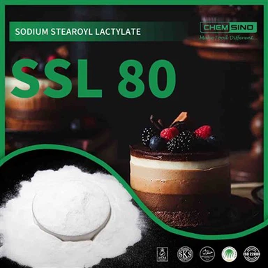 Natriumstearoyllactylat SSL80 Prozent als Hauptbestandteil für eine glatte und cremige Textur in Ihren Getränken