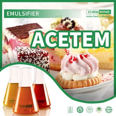 Acetylierte Mono- und Diglyceride Acetem Pulver E472A auf Lager